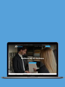 Promo tile for JD Keukens website.