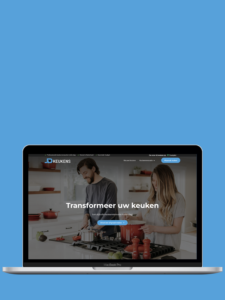 Promo tile for JD Keukens website.